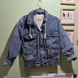 Vintage 80s acid wash denim jacket